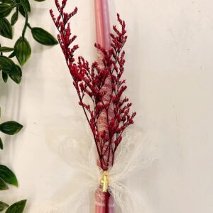 Δίχρωμες λεπτές λαμπάδες